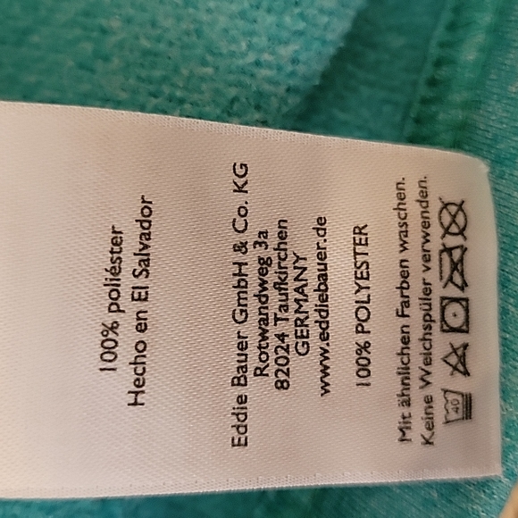 EDDIE BAUER WOMEN'S  FIRST ASCENT COLLECTION QUARTER NECK ZIP PULLOVER.....SMALL - Picture 12 of 12